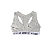 Scoop Neck Bra back flat lay