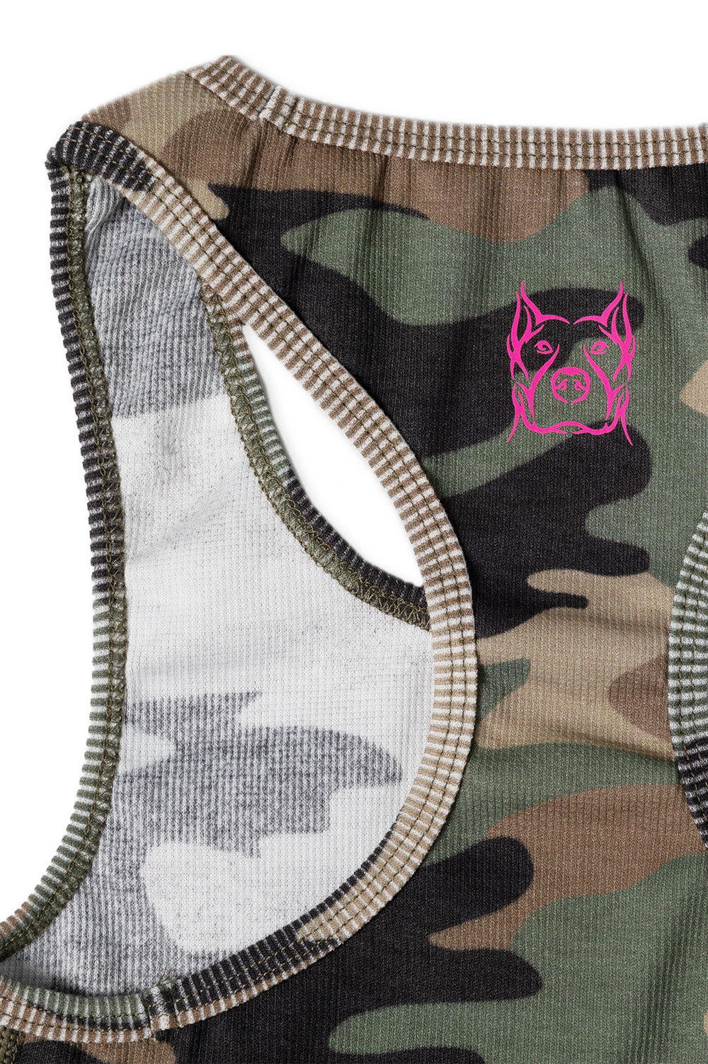 トップス raidback fabric pixel camo tanktop トップス raidback fabric pixel camo tanktop Womens Tank Top