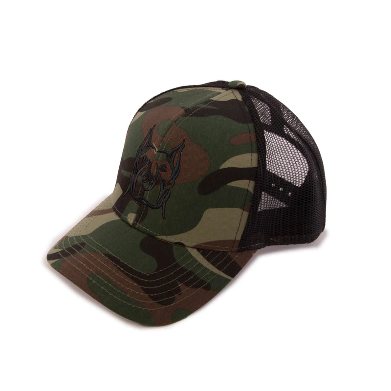 CAMO PITBULL LOGO HAT