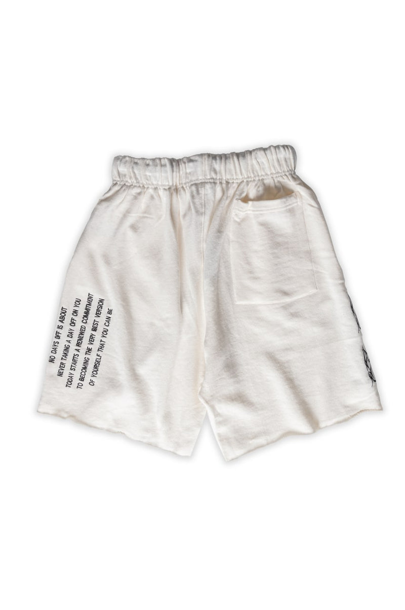 "Off White" Fleece Shorts