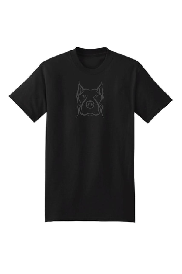 NDO BLACK ON BLACK STAPLE TEE